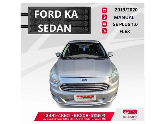 FORD KA 1.0 TI-VCT FLEX SE PLUS SEDAN MANUAL FORD KA 1.0 TI-VCT FLEX SE PLUS SEDAN MANUAL